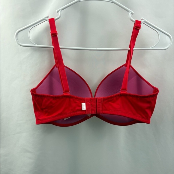 PINK Victoria’s Secret Wear Everywhere Super Push Up 34DD Hot Pink - Picture 6 of 11